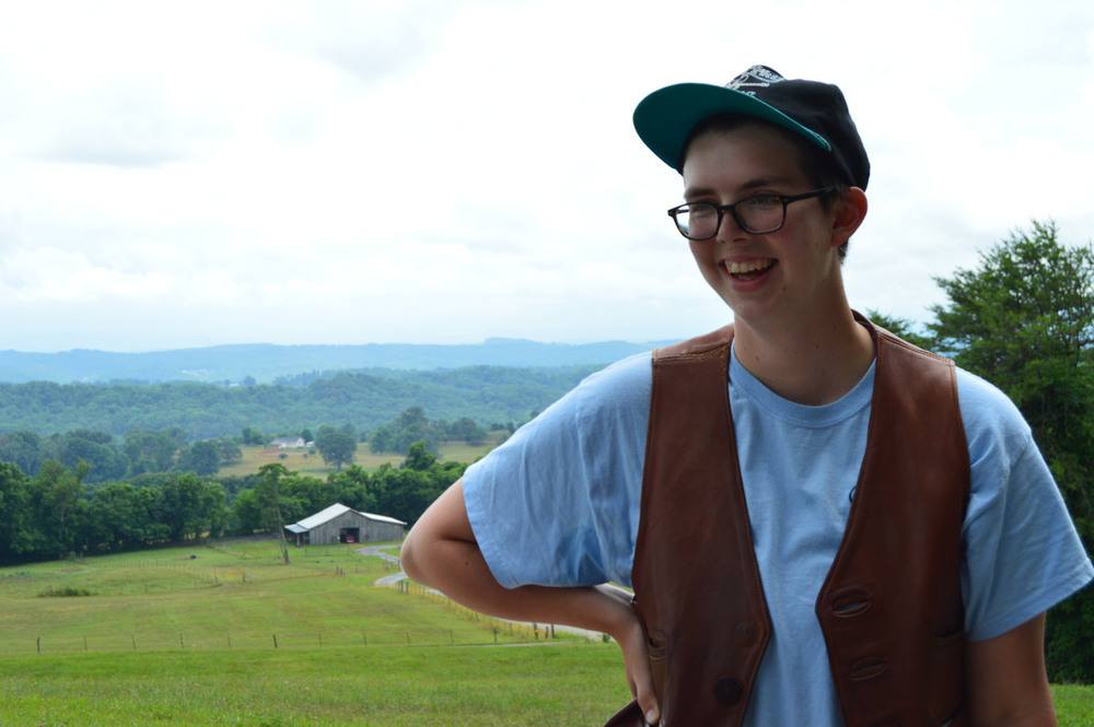Kendall, a member of the Stay together appalachian youth project.