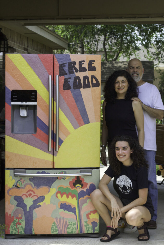 Ángela García and her parents volunteered to get the RGV Free Fridge in McAllen Park—a project that fed people throughout the summer before the local government forced them to stop.