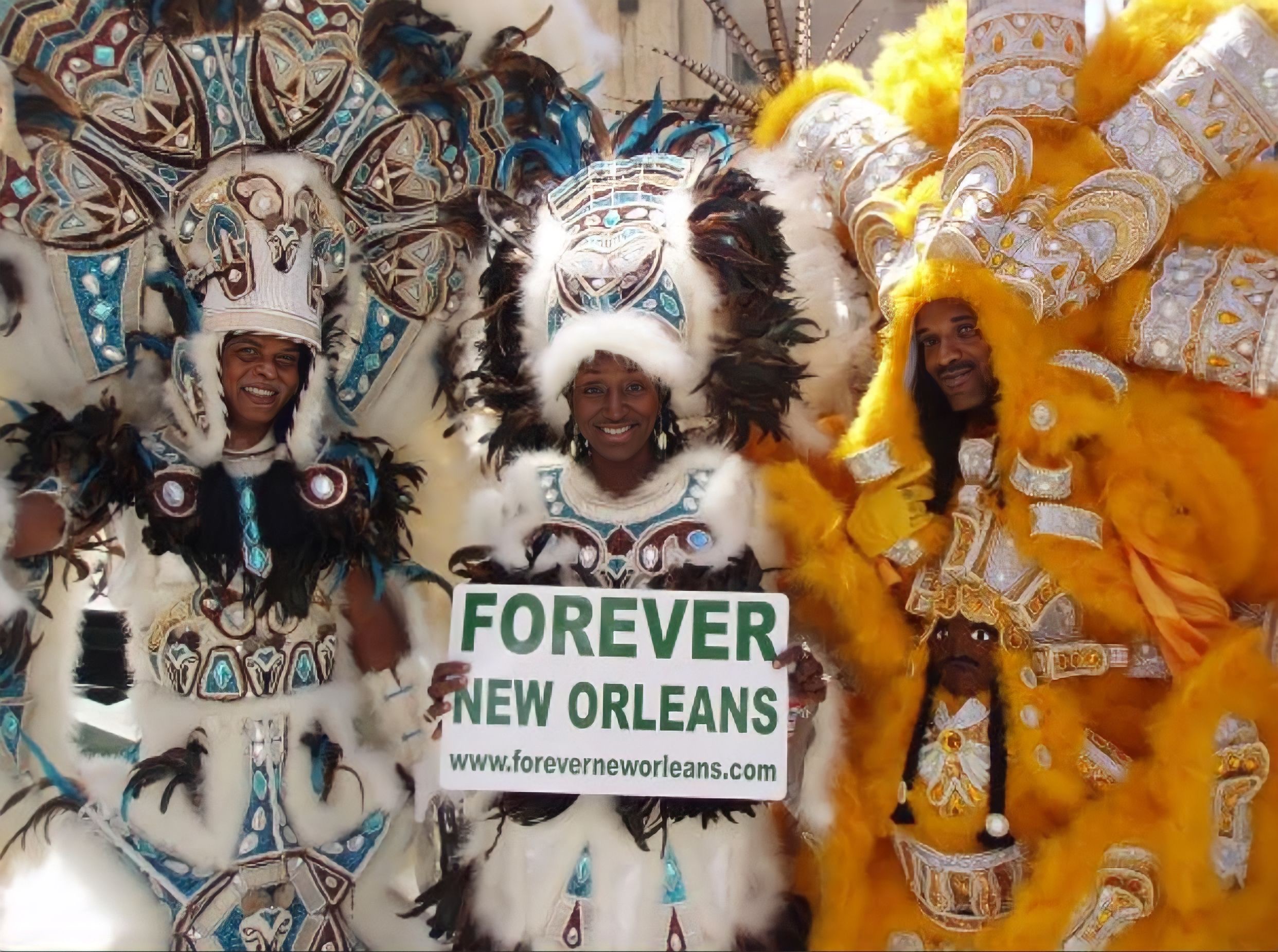 A photo used in the Forever New Orleans tourism campaign advertisements.