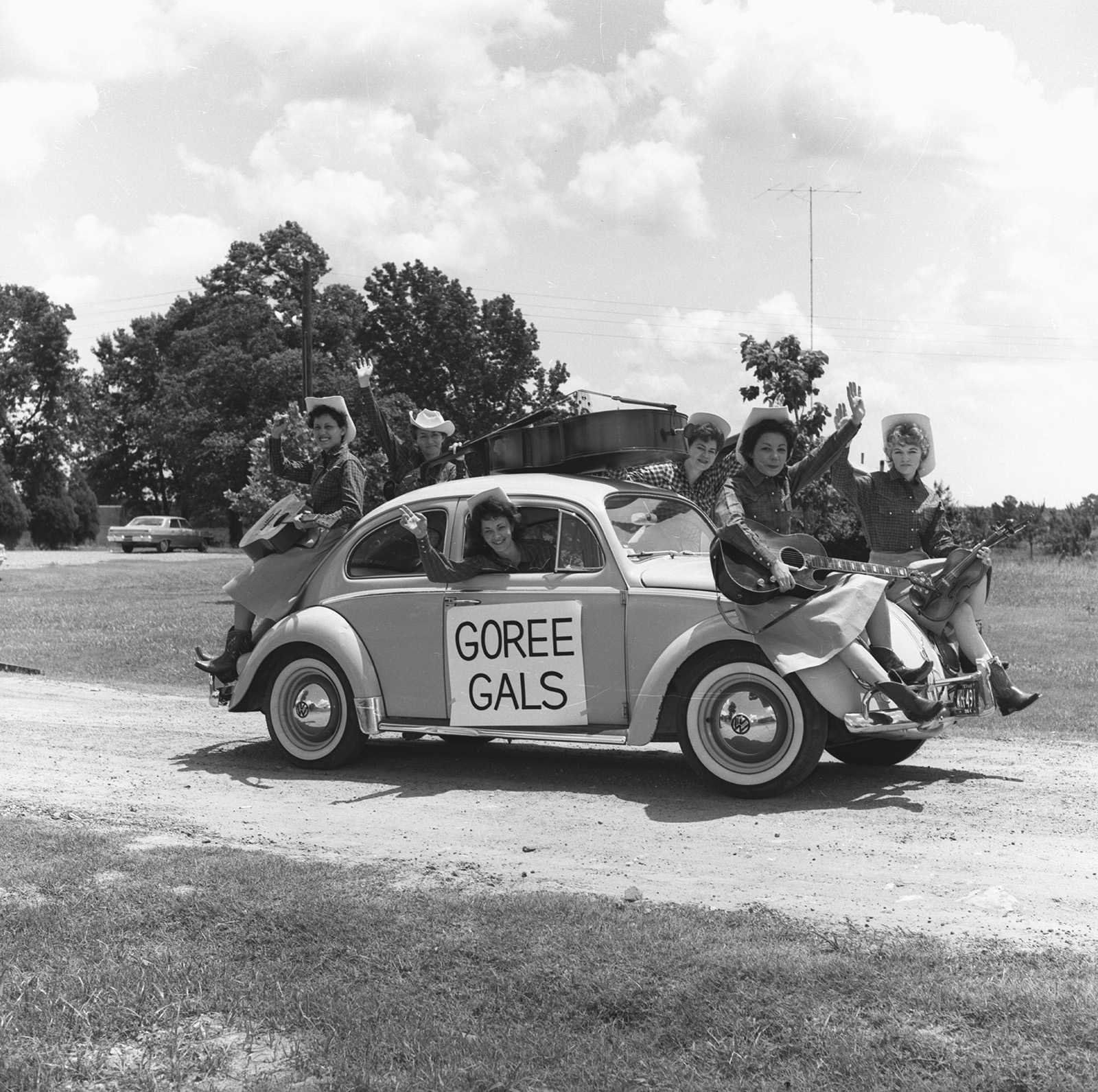 Another iteration of the Goree All-Girl String Band, "The Goree Gals," pictured in 1964. Photo courtesy of the Texas Department of Criminal Justice. How prisons shaped the South's music history.
