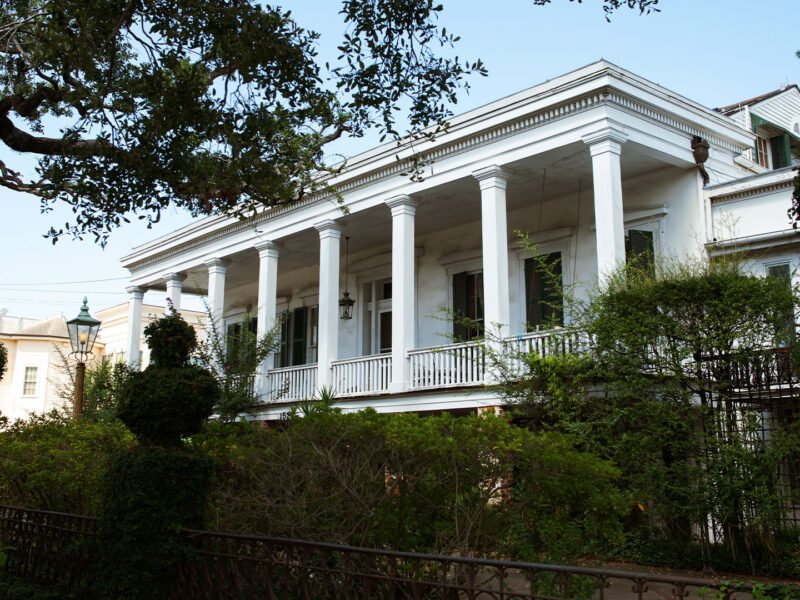 The headquarters of New Orleans Musicians Assistance Foundation, the nonprofit that operates the Musicians' Clinic. Every month, the Foundation pays Bethany Bultman and her husband Johann $4,094 in rent for its use of the building for its offices. Photo by Trenity Thomas for Scalawag.
