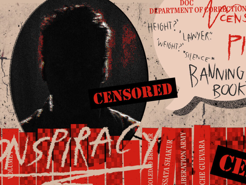 State conspiracies and censorship of the incarcerated in prison.