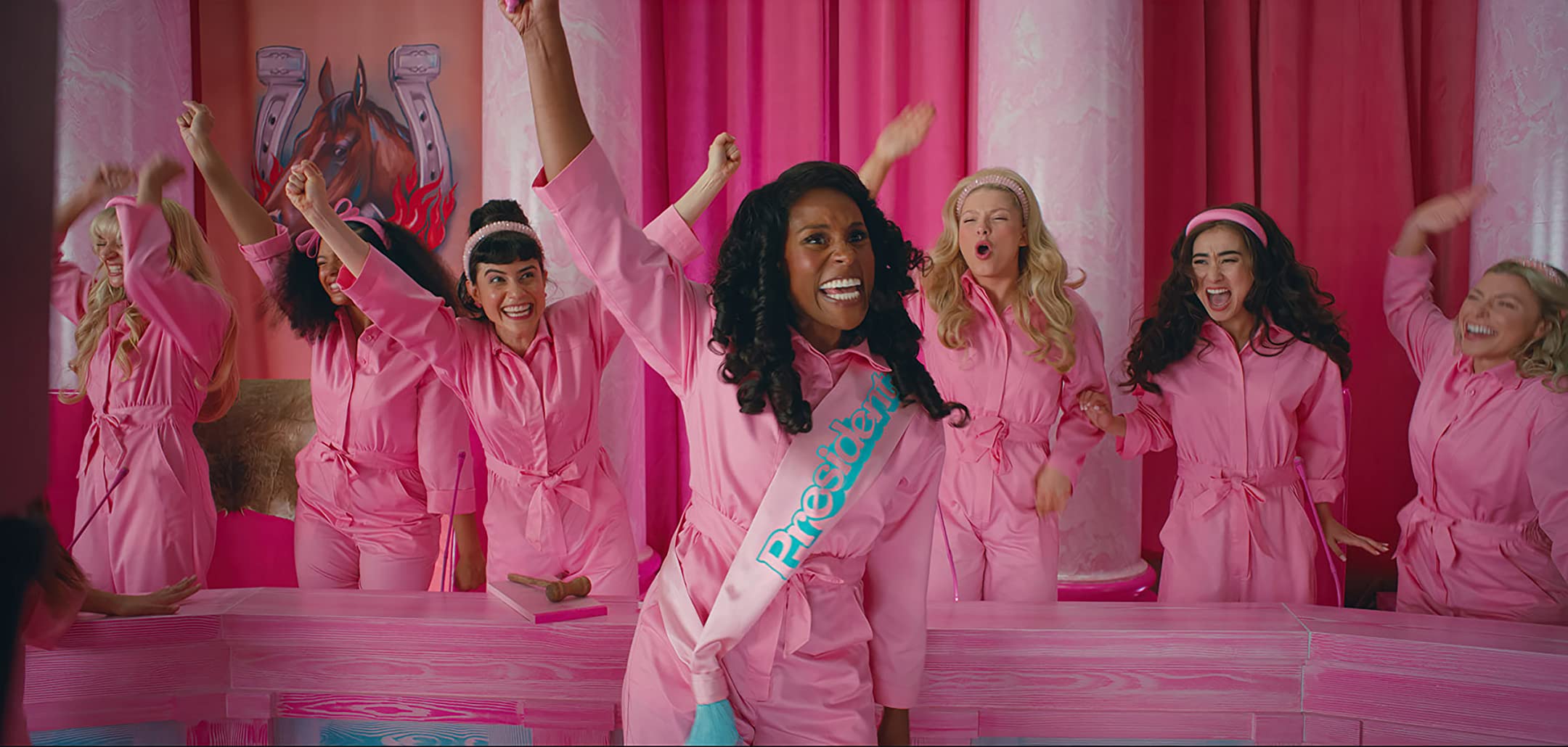 Issa Rae in Barbie (2023). Photo Courtesy Warner Bros. An abolitionist review of the Barbie movie's imaginative universe serves as a reminder that systemic oppression can indeed be destroyed.