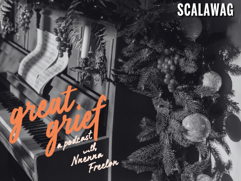 Holiday Season—Episode 4 of Great Grief with Nnenna Freelon, Season 2: Seasons of Change. Listen and read along with the podcast transcript. When Christmas, Hanukkah, Ramadan, Kwanza and family gatherings of all kinds—the musical, cultural, food traditions—collide against a backdrop of losses, challenges, and major life shifts, the holidays can be a confusing time to welcome grief back home.