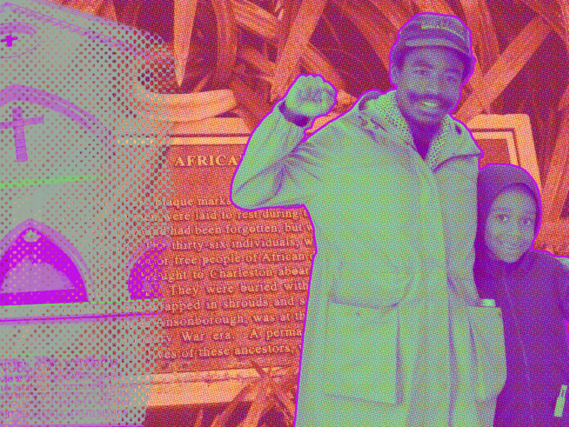 Tour guide Marcus McDonald not only shares Charleston history, he makes his own.